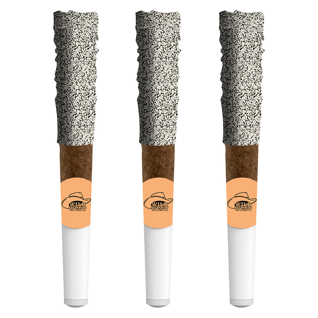 Wild West - 60+ Peach Pony Diamond Dipped Blunts